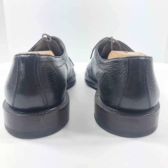 Belvedere Exotic Leather Dress Shoes Vibram Sole Dark Brown 10544 Mens Size 11 M main image 5